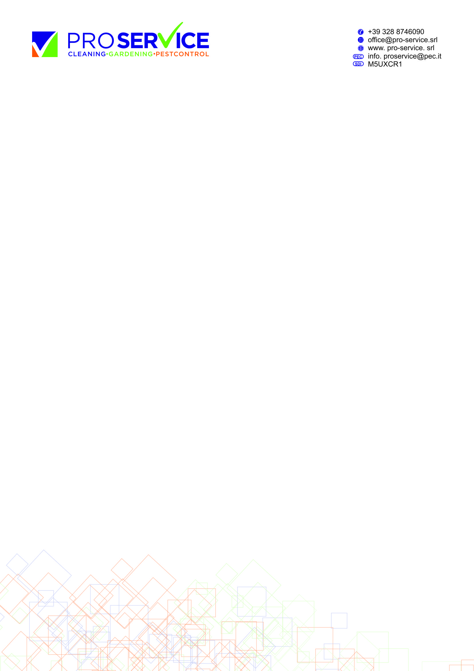 Stationery Design by NJB for ProService | Design #35272535