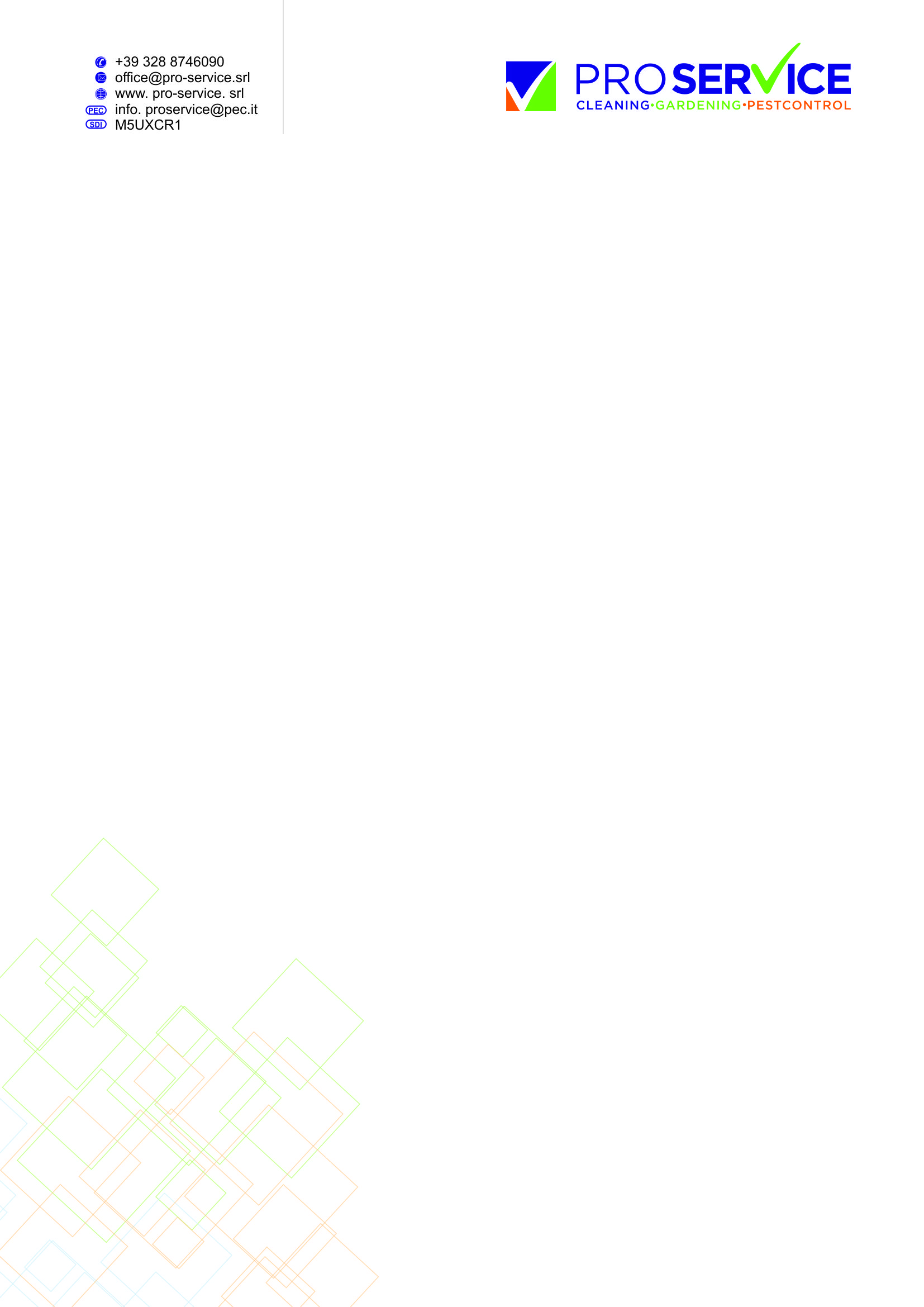 Stationery Design by NJB for ProService | Design #35272536