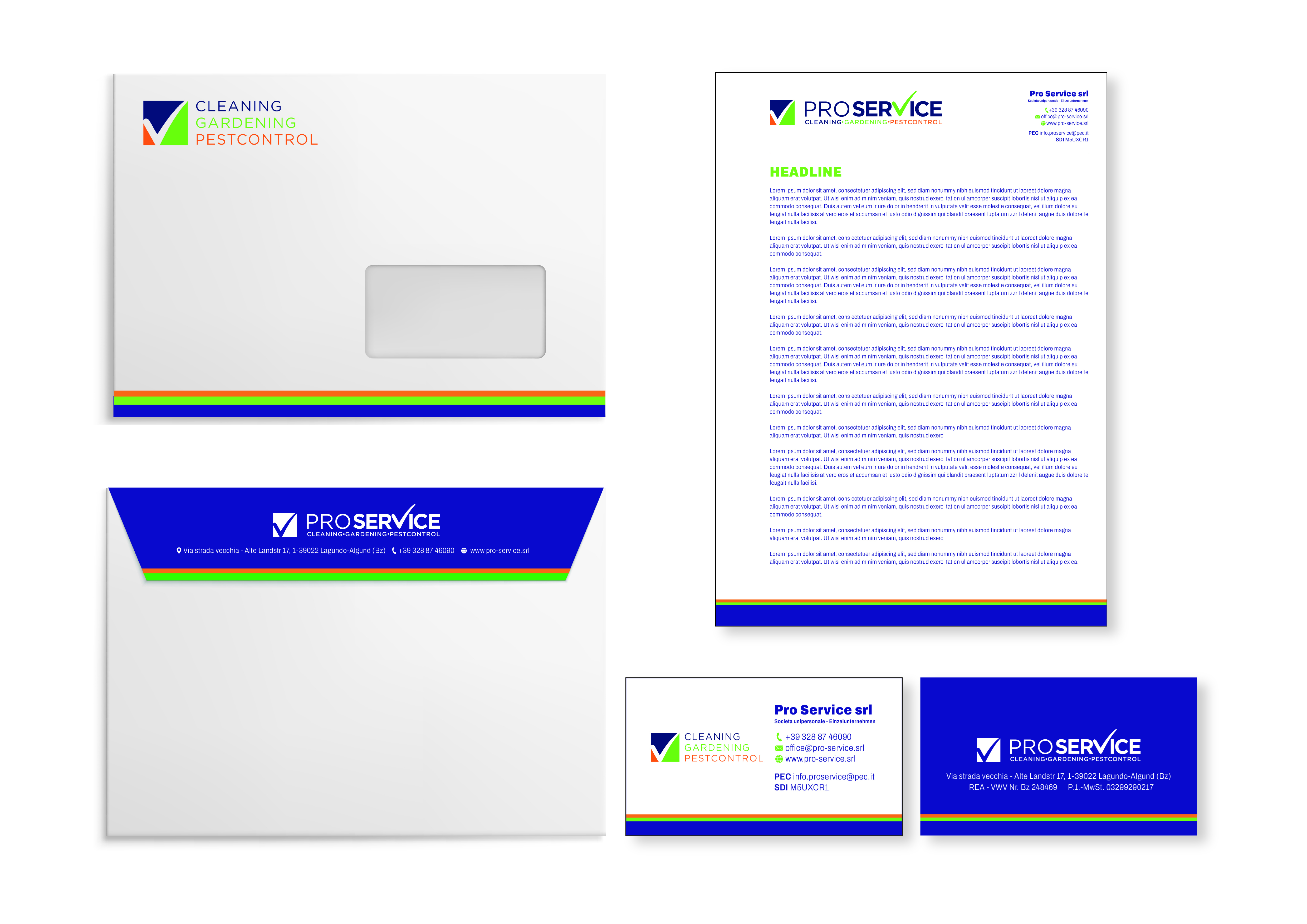 Diseño de Papelería por MarkoE para ProService | Diseño #35243640