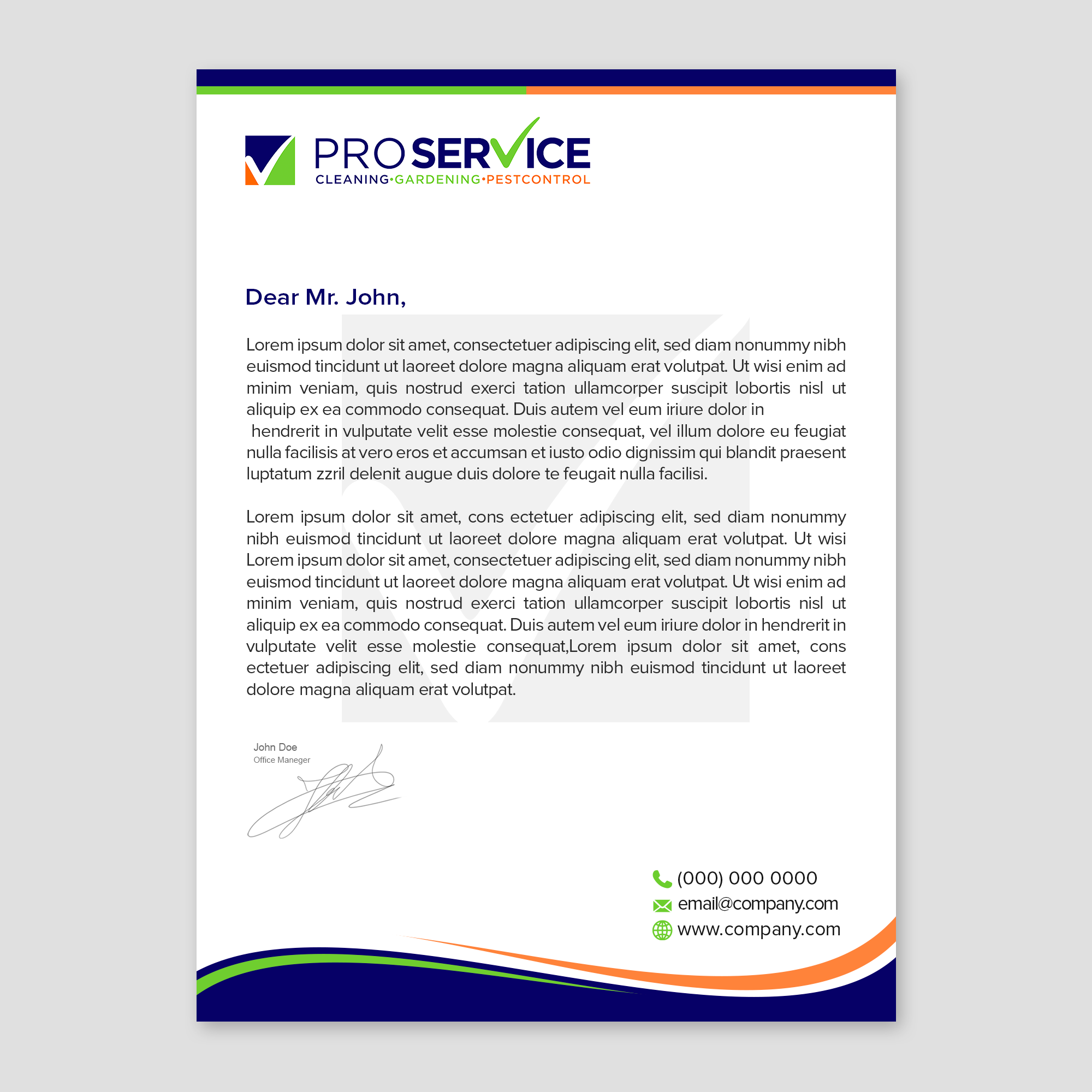 Stationery Design by WellDesign for ProService | Design #35202010
