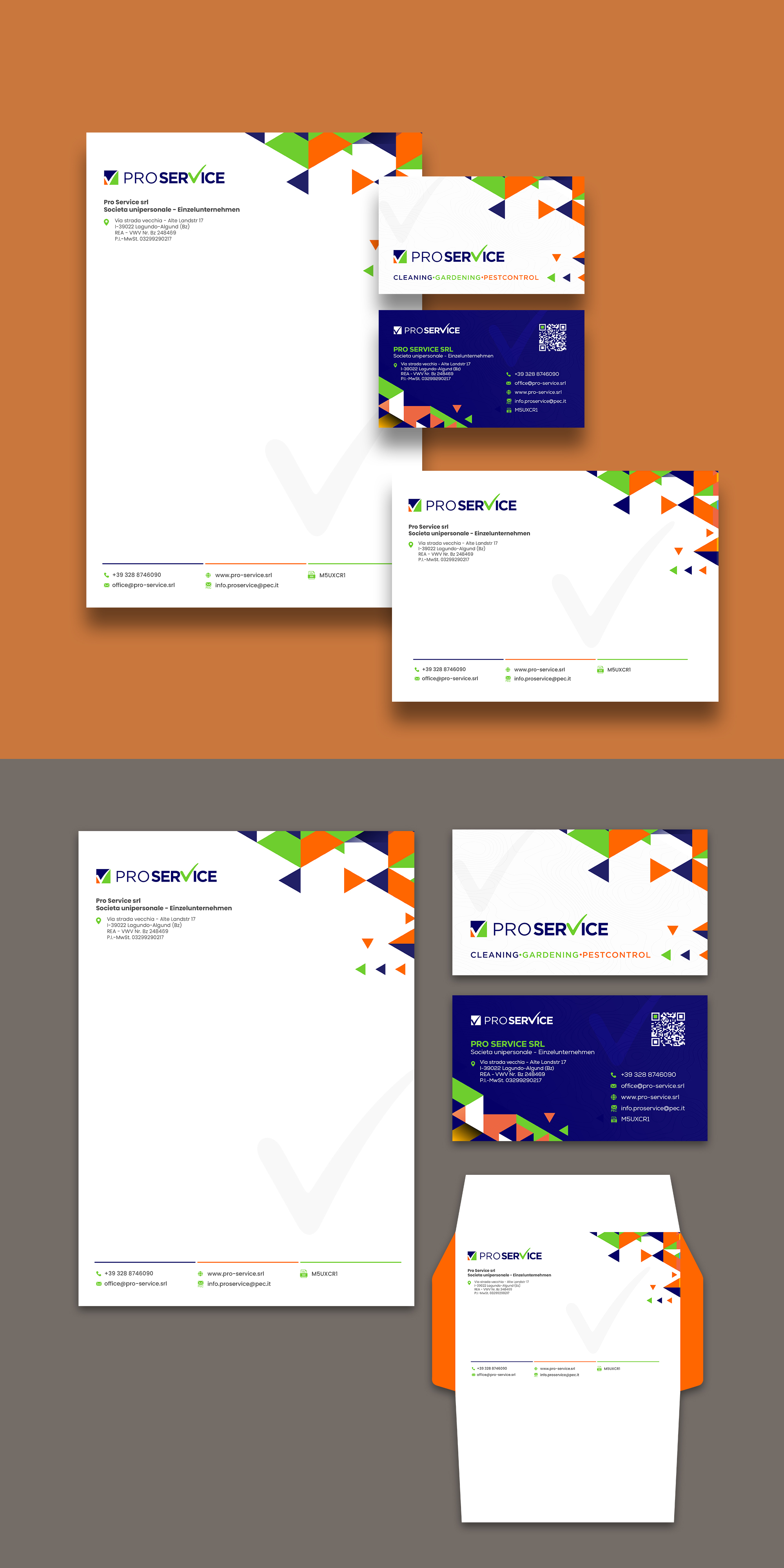 Stationery Design by ArtHive for ProService | Design #35202094
