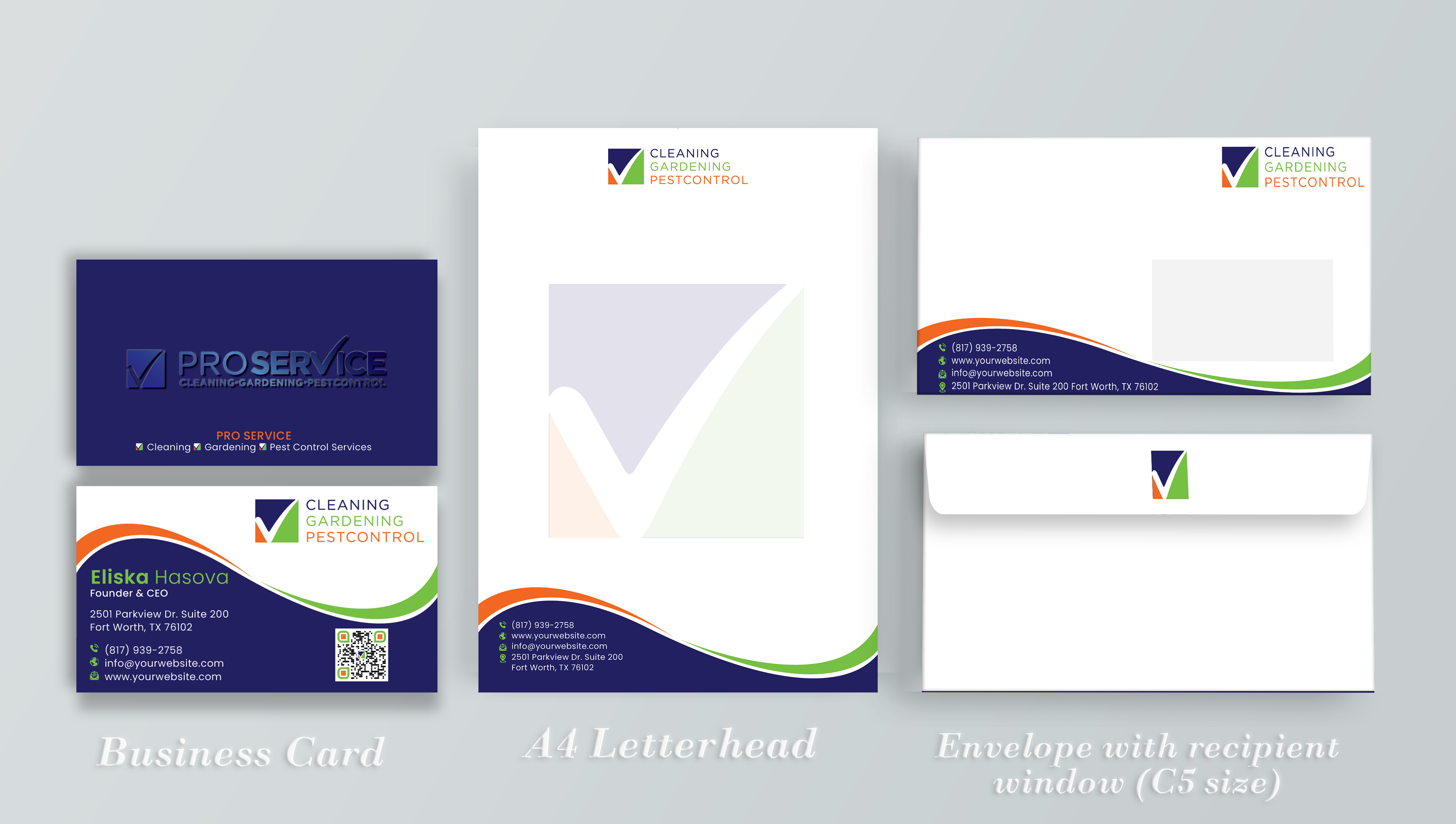 Stationery Design by DesignerShahadat for ProService | Design #35199717