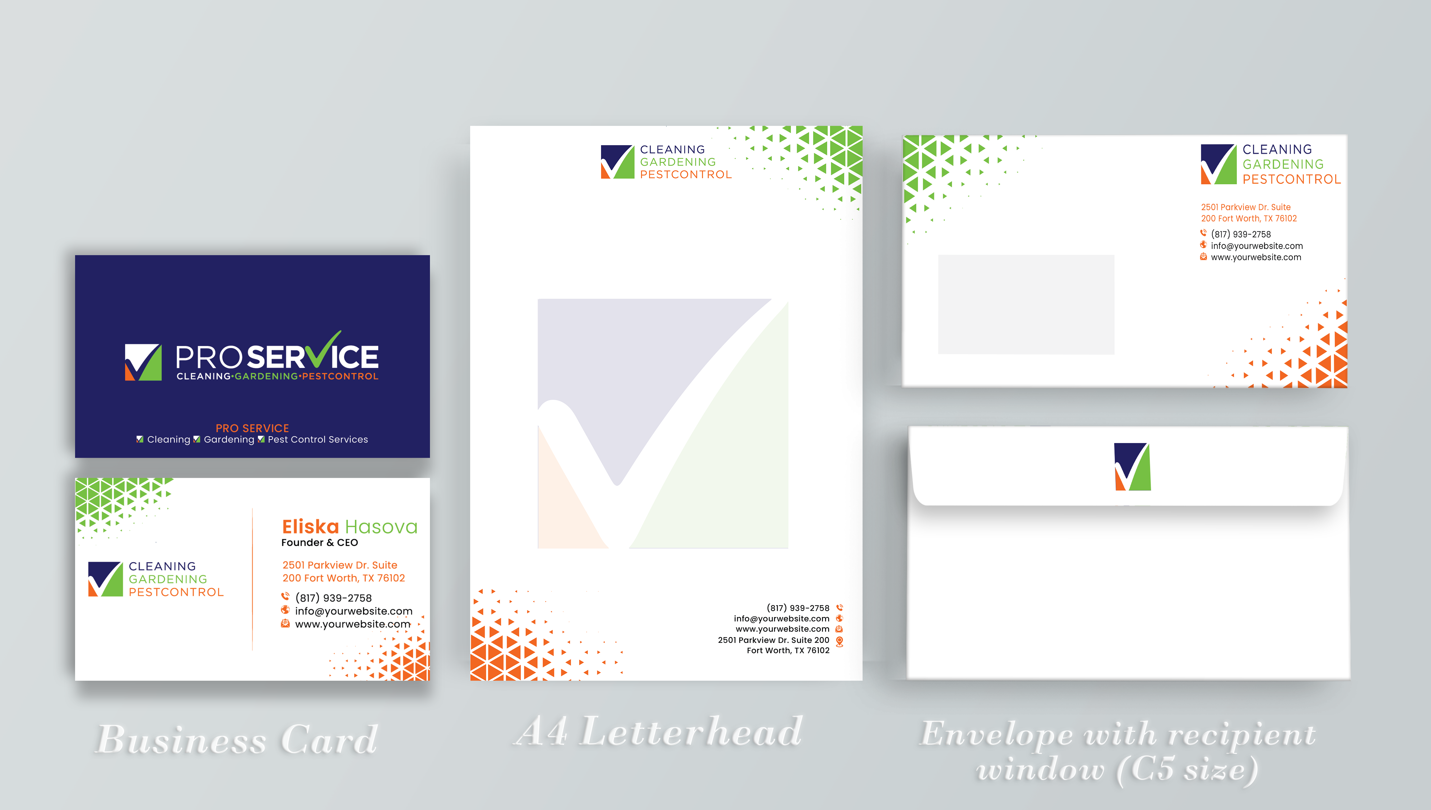 Stationery Design by DesignerShahadat for ProService | Design #35199719