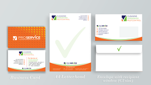 Stationery Design by DesignerShahadat for ProService | Design: #35205812