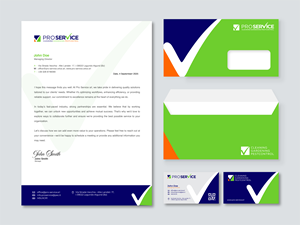 Diseño de Papelería por Emjey para ProService | Diseño #35243658