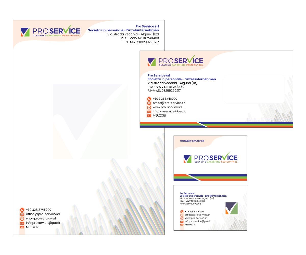 Stationery Design by Shaaki Design Print for ProService | Design #35240051