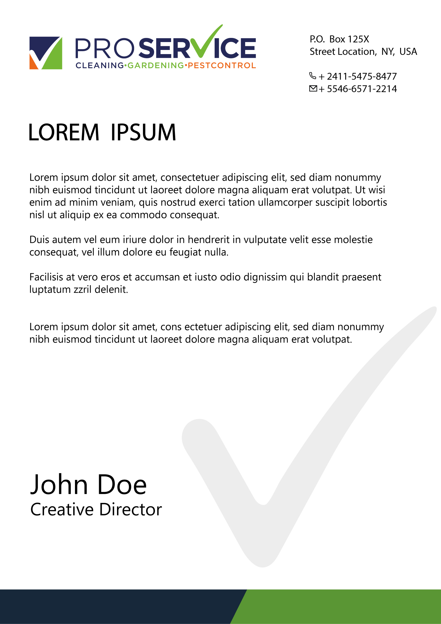 Stationery Design by Smith Store for ProService | Design #35232184