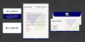 Stationery Design by chandrayaan.creative for ProService | Design: #35218826