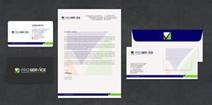 Stationery Design by chandrayaan.creative for ProService | Design: #35218827