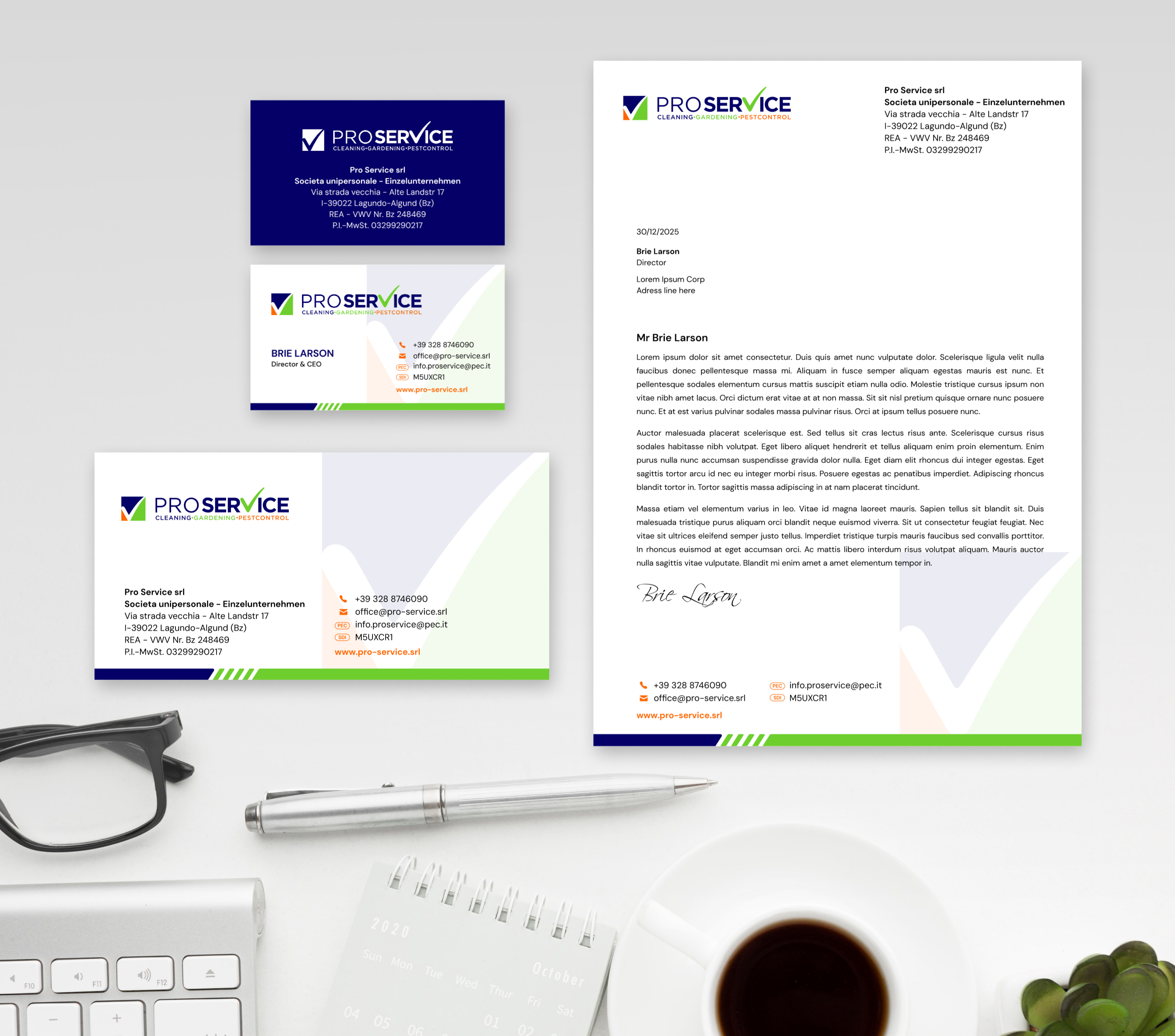 Stationery Design by Jabin Doly for ProService | Design #35237640