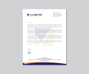 Stationery Design by R.design for ProService | Design: #35218159