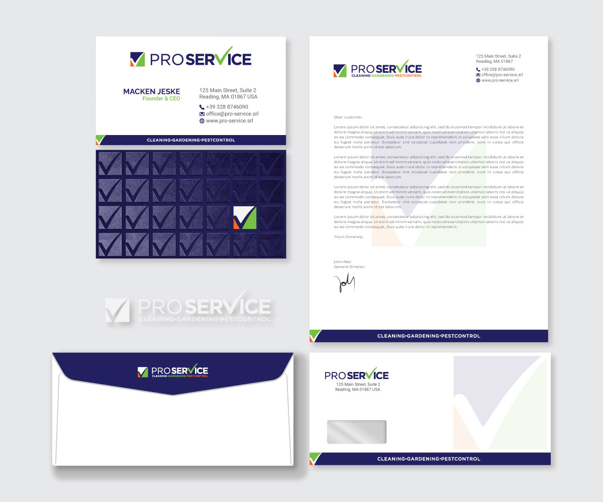 Diseño de Papelería por R.design para ProService | Diseño #35240052