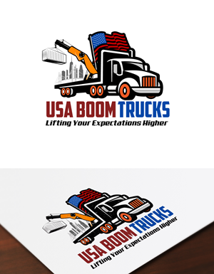 Logo-Design von Farhad Design für New York Boom Trucks Inc | Design #35204535