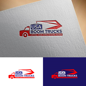 Logo Design by Mi Design1 for New York Boom Trucks Inc | Design: #35199458