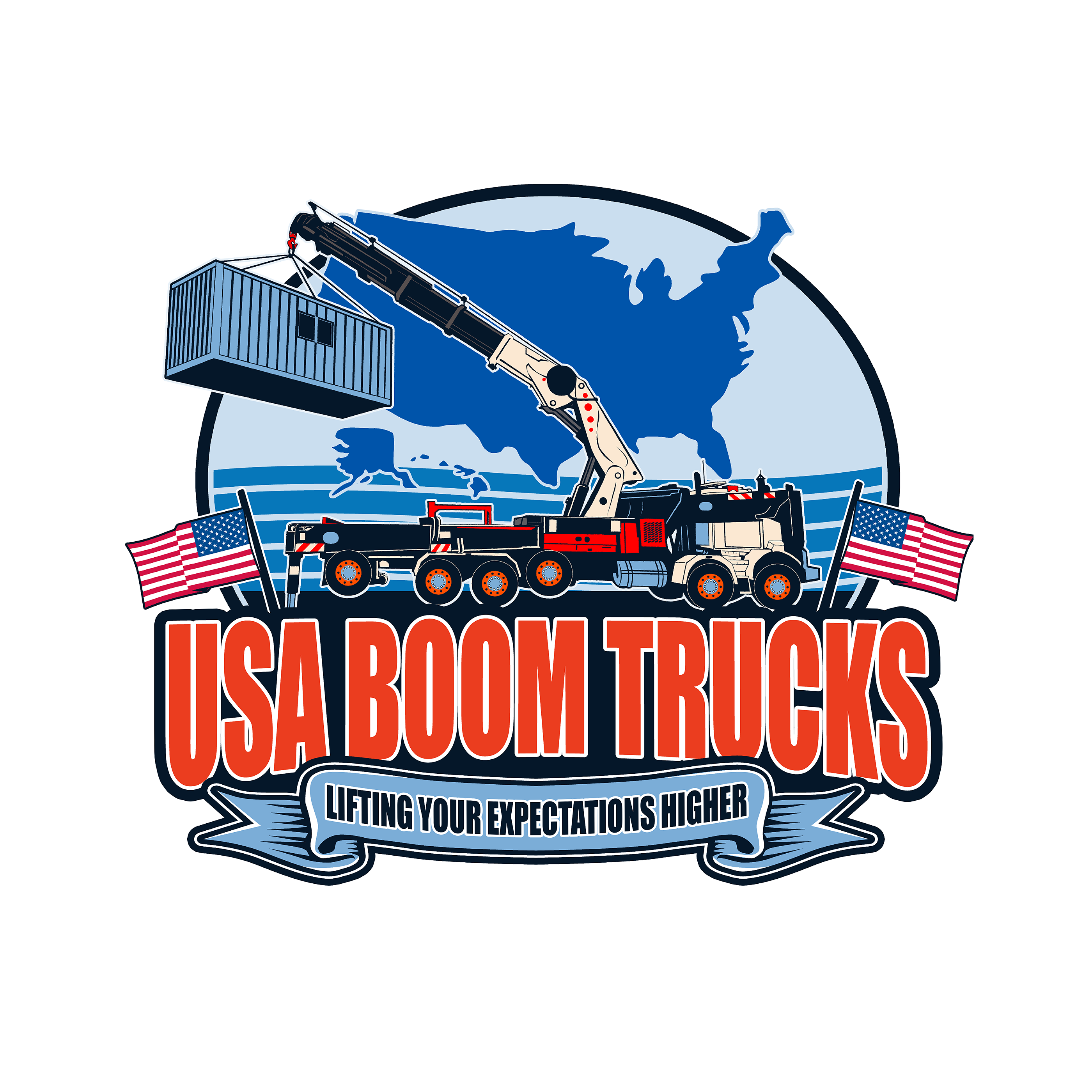 Logo Design by JKIANN08 for New York Boom Trucks Inc | Design #35202136