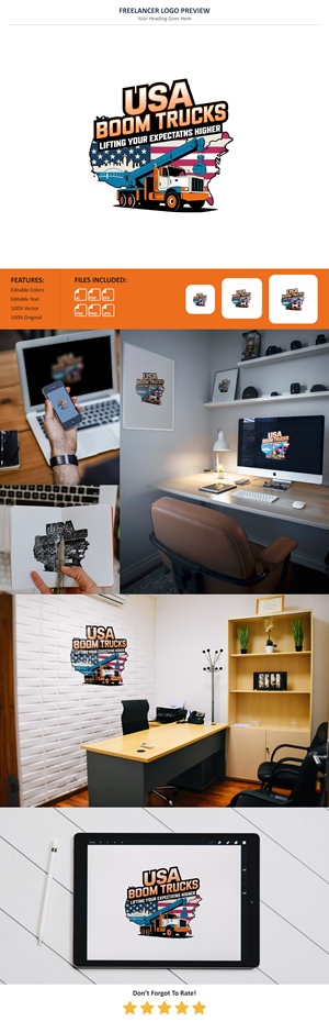 Logo Design by VectorForge for New York Boom Trucks Inc | Design: #35227496