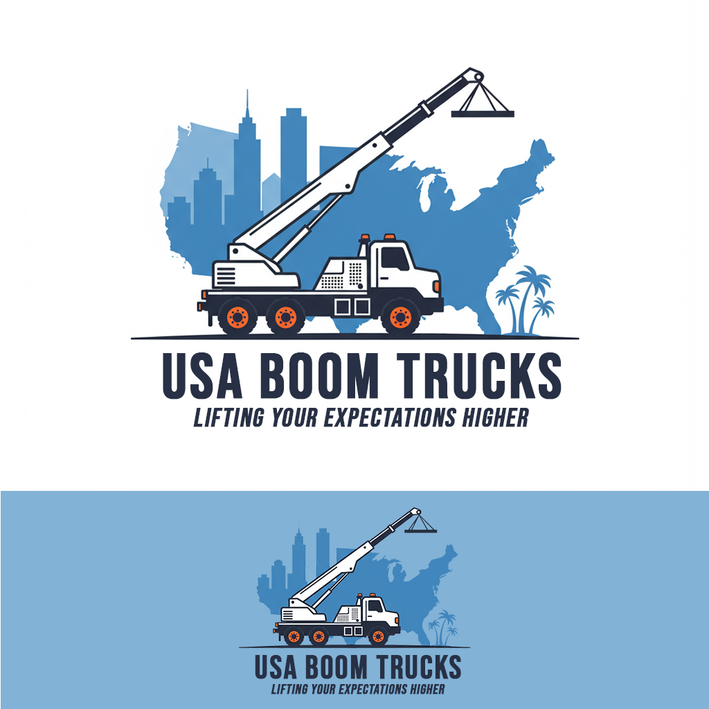 Logo Design by Faisu Graphics for New York Boom Trucks Inc | Design #35236388