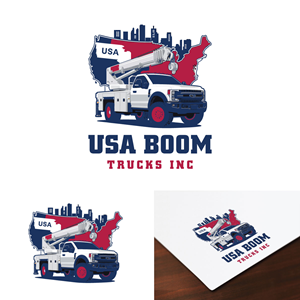 Logo Design by GrafixBook for New York Boom Trucks Inc | Design: #35210579