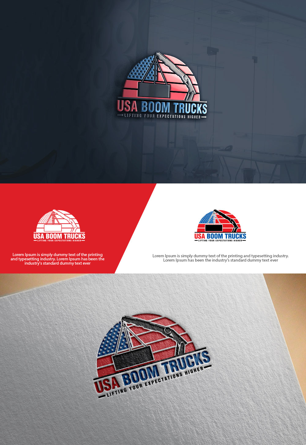 Logo-Design von sulemani  creation für New York Boom Trucks Inc | Design #35205496