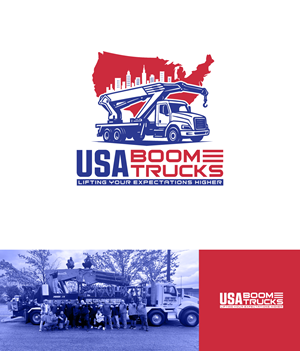 Logo Design by apik. for New York Boom Trucks Inc | Design: #35199434
