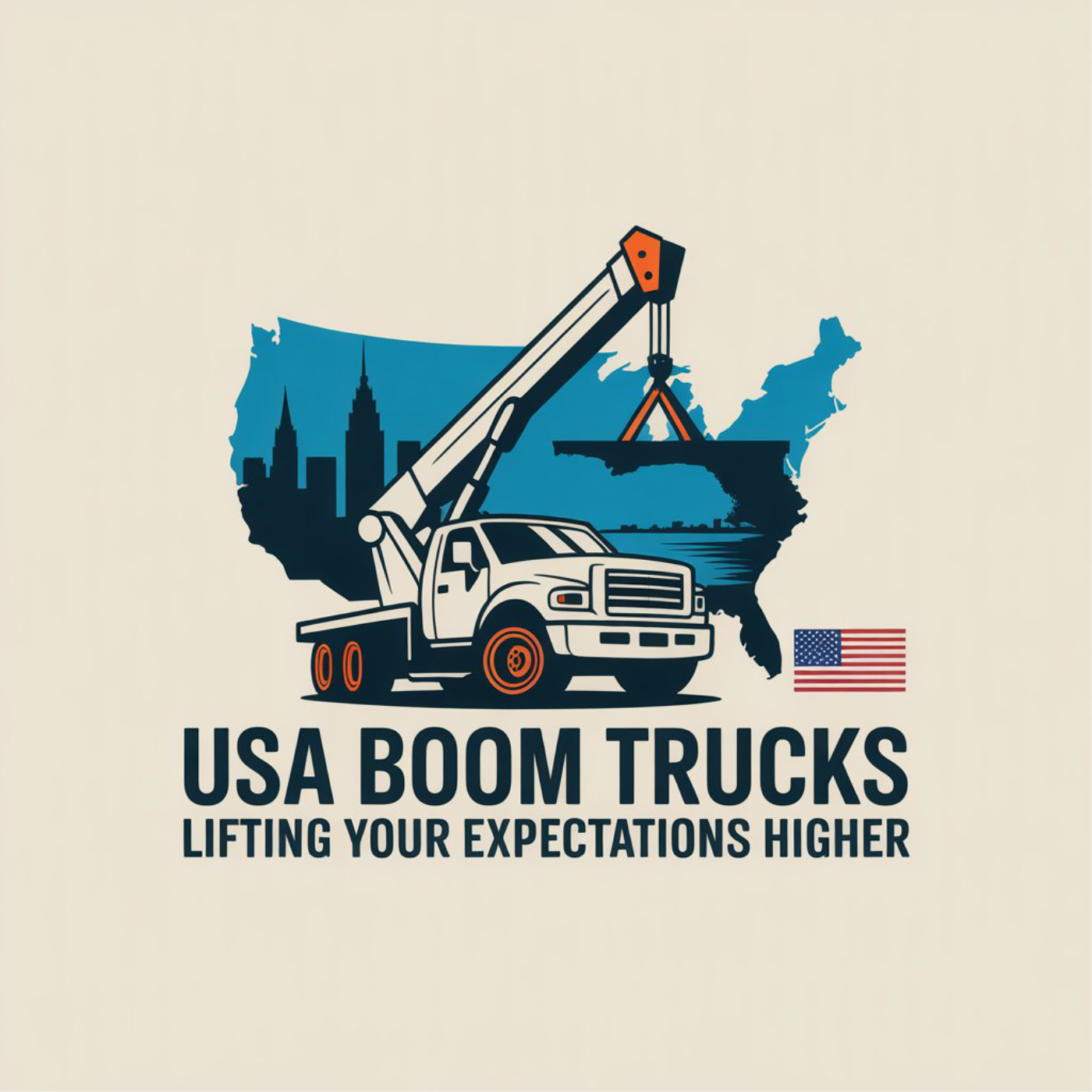 Logo Design by LPMG for New York Boom Trucks Inc | Design #35230573