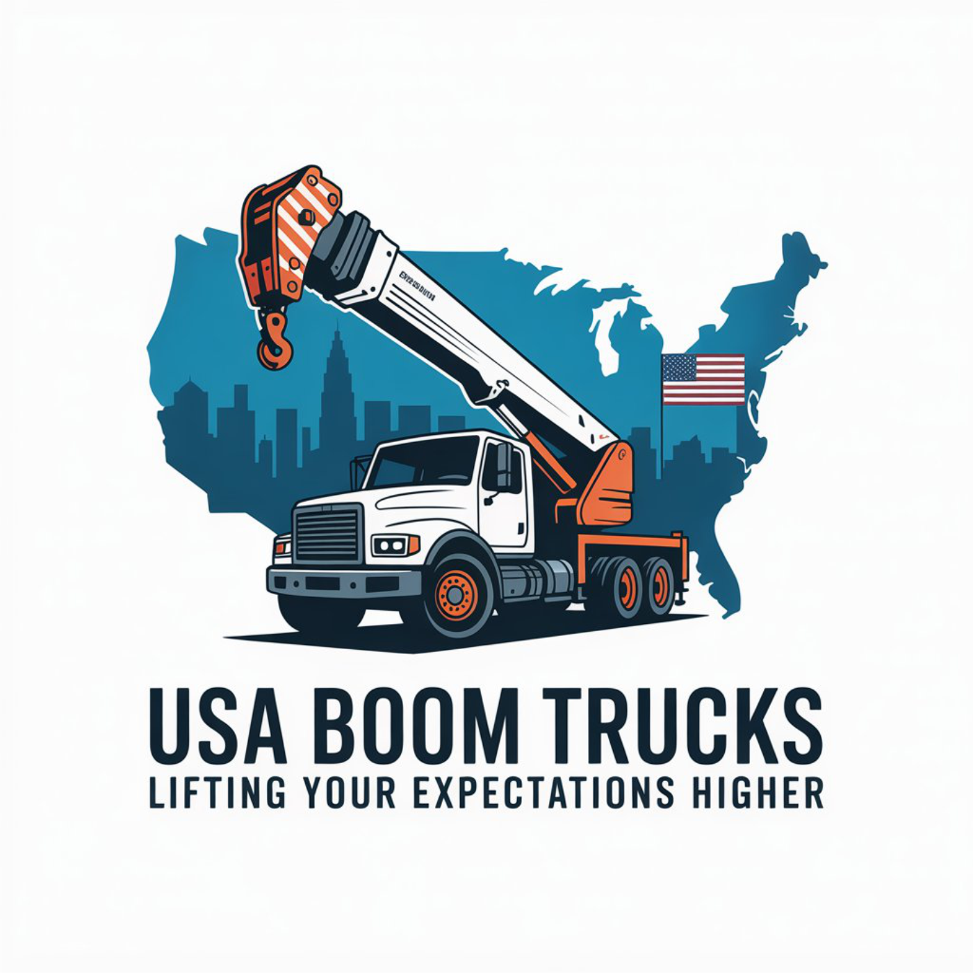 Logo Design by LPMG for New York Boom Trucks Inc | Design #35230575