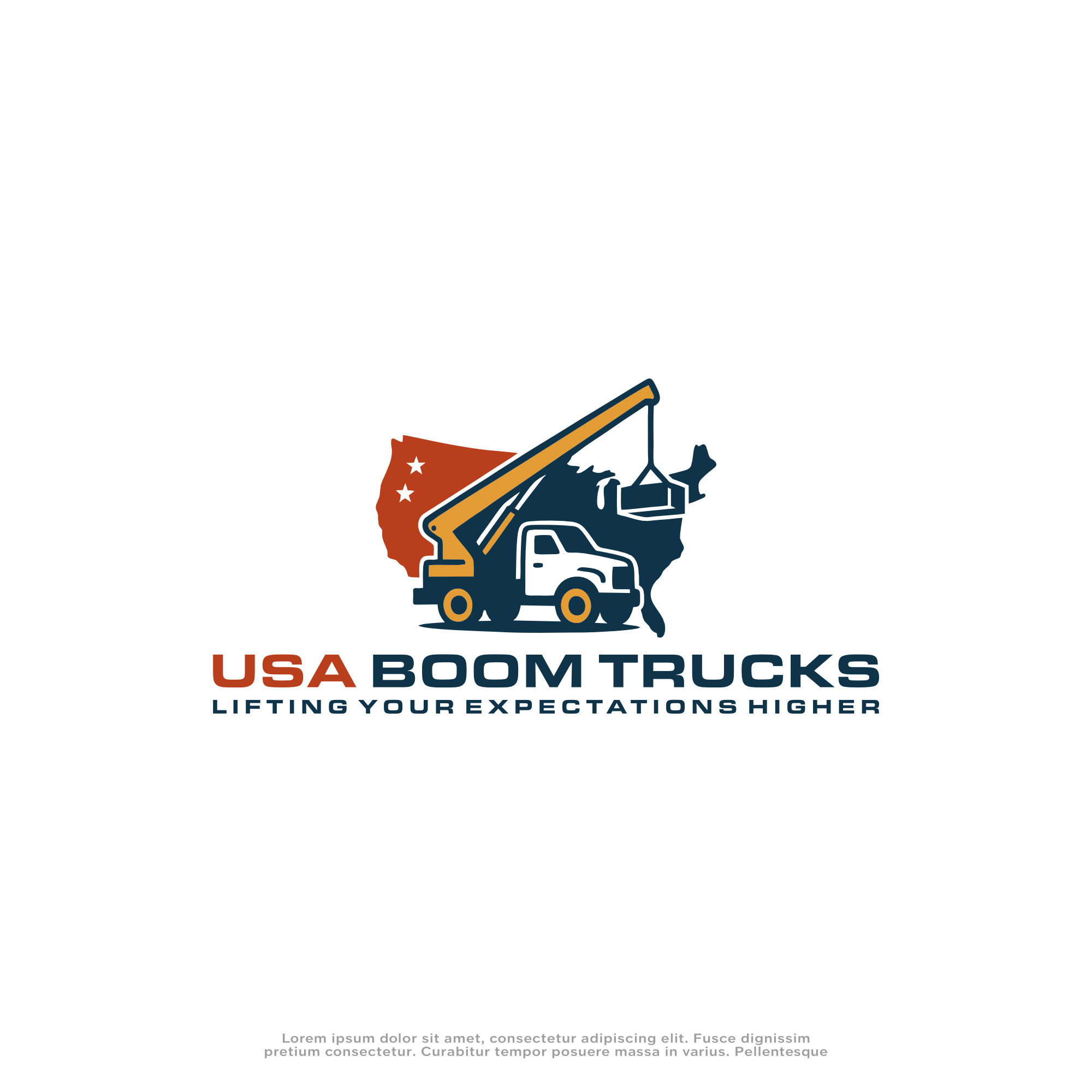 Logo-Design von win it für New York Boom Trucks Inc | Design #35201570