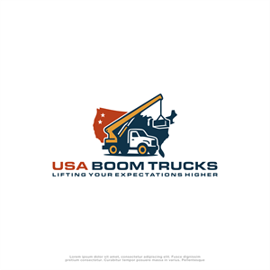 Logo Design by win it for New York Boom Trucks Inc | Design: #35201570