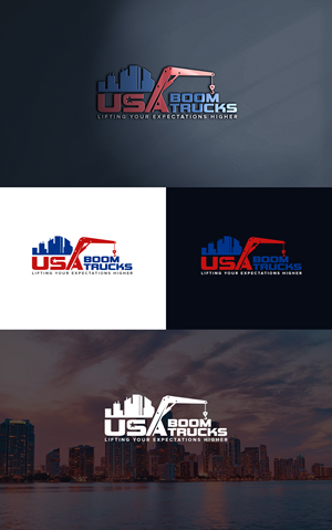 Logo Design by BehindSymbols for New York Boom Trucks Inc | Design: #35230538