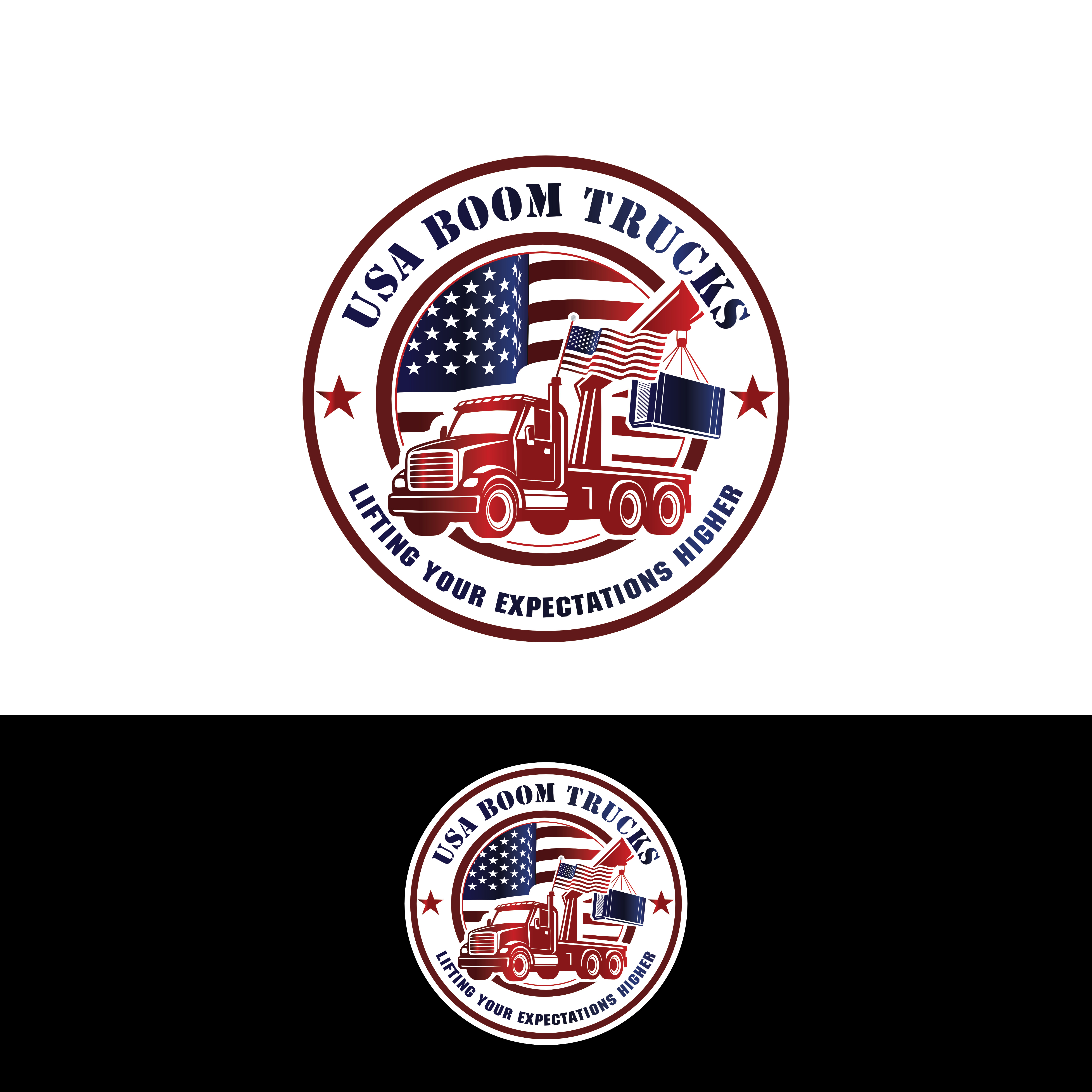 Logo Design by 4AD for New York Boom Trucks Inc | Design #35240999