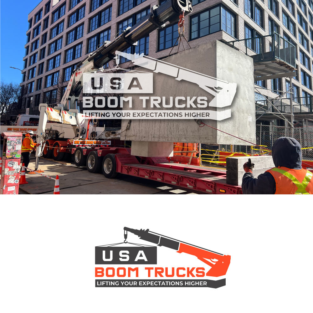 Logo-Design von Anekaa für New York Boom Trucks Inc | Design #35200971
