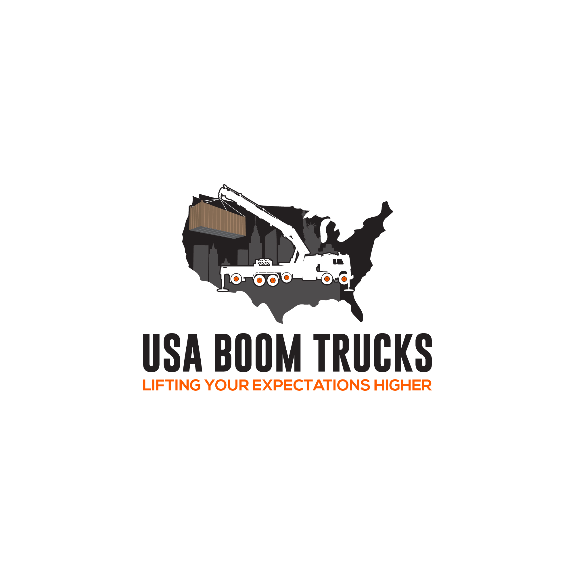 Logo Design by Deziners Zone for New York Boom Trucks Inc | Design #35203487