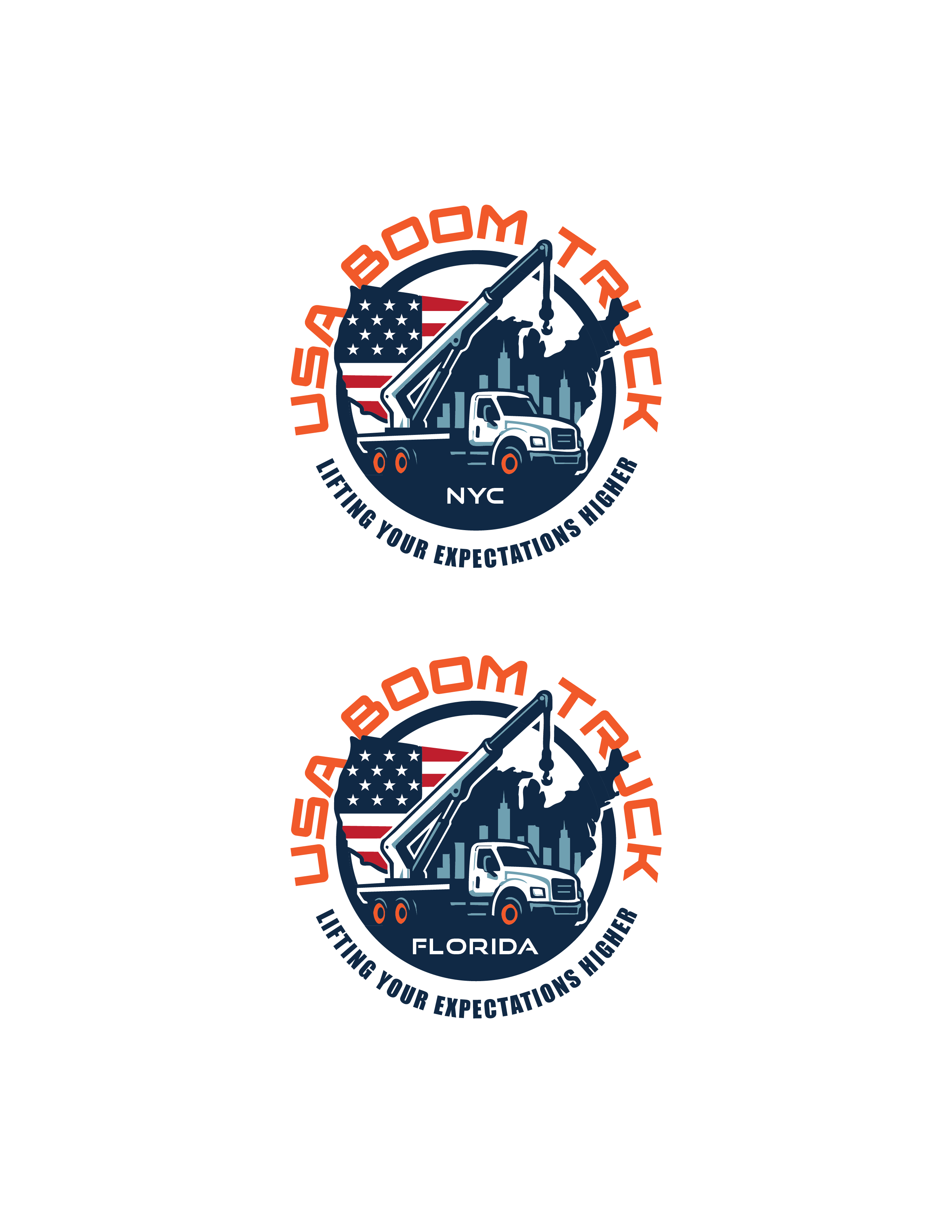 Logo Design by Filo F for New York Boom Trucks Inc | Design #35199829