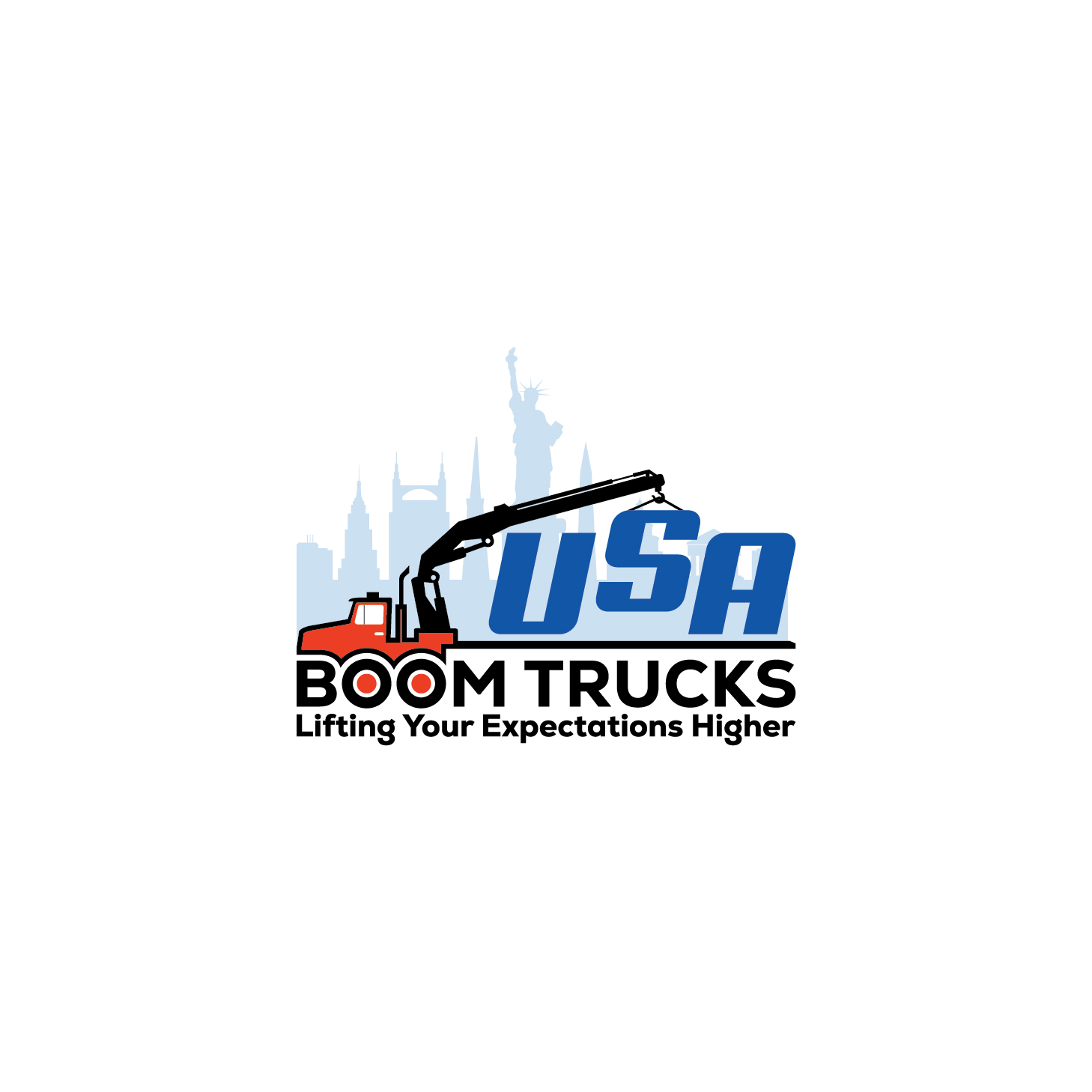 Logo Design by Maxo-Biz for New York Boom Trucks Inc | Design #35203002