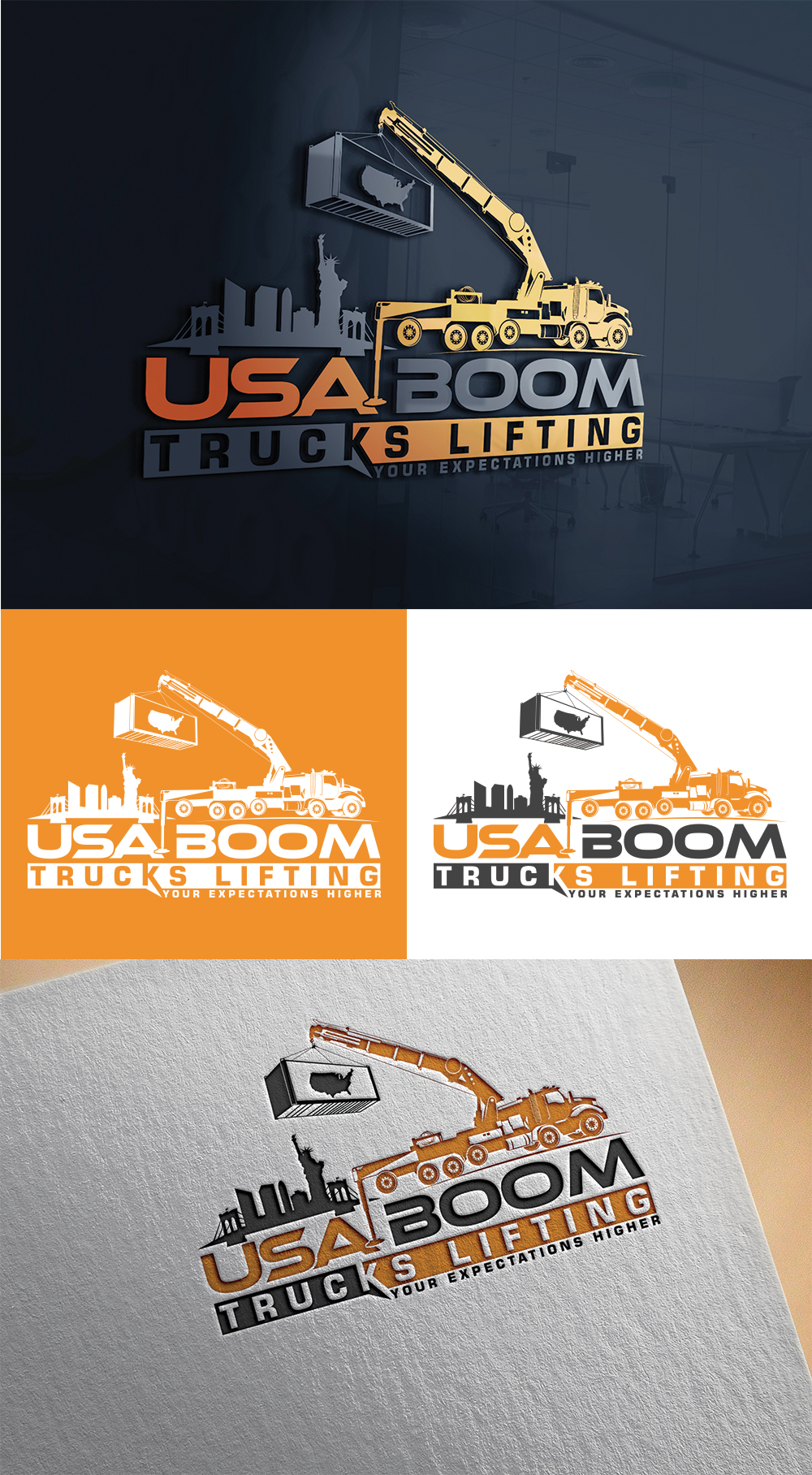 Logo-Design von Imran_me für New York Boom Trucks Inc | Design #35203524