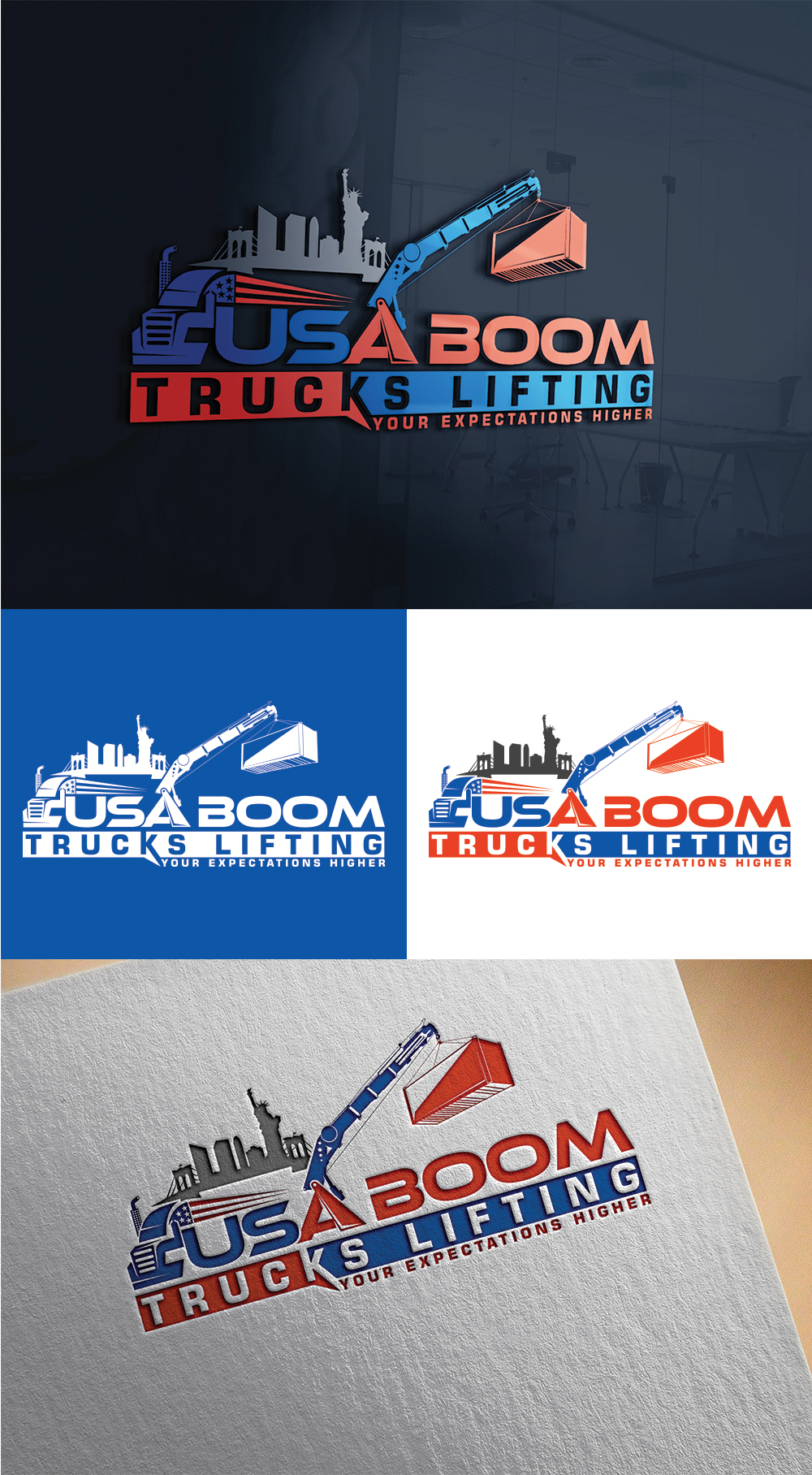 Logo Design by Imran_me for New York Boom Trucks Inc | Design #35206425