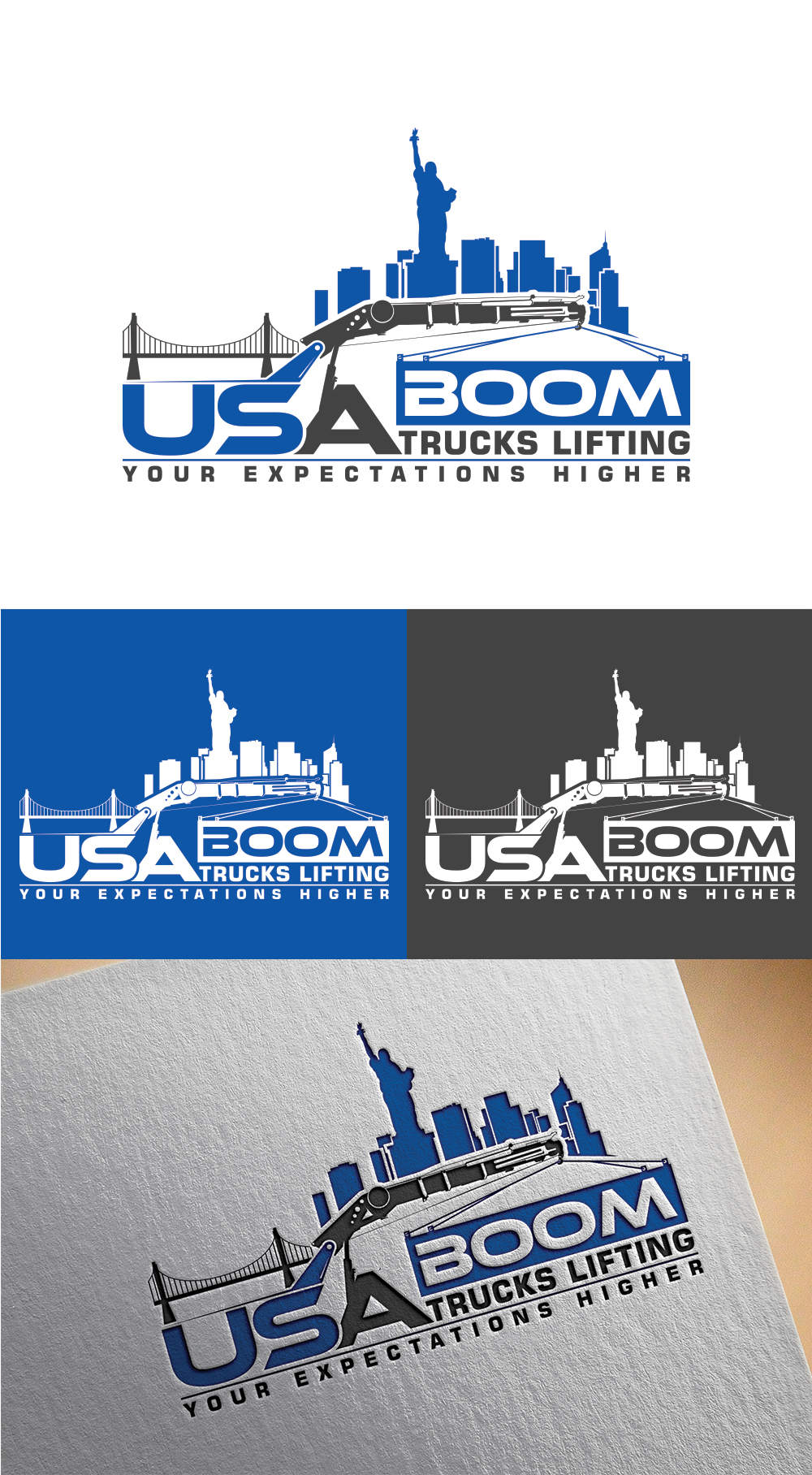 Logo Design by Imran_me for New York Boom Trucks Inc | Design #35212842
