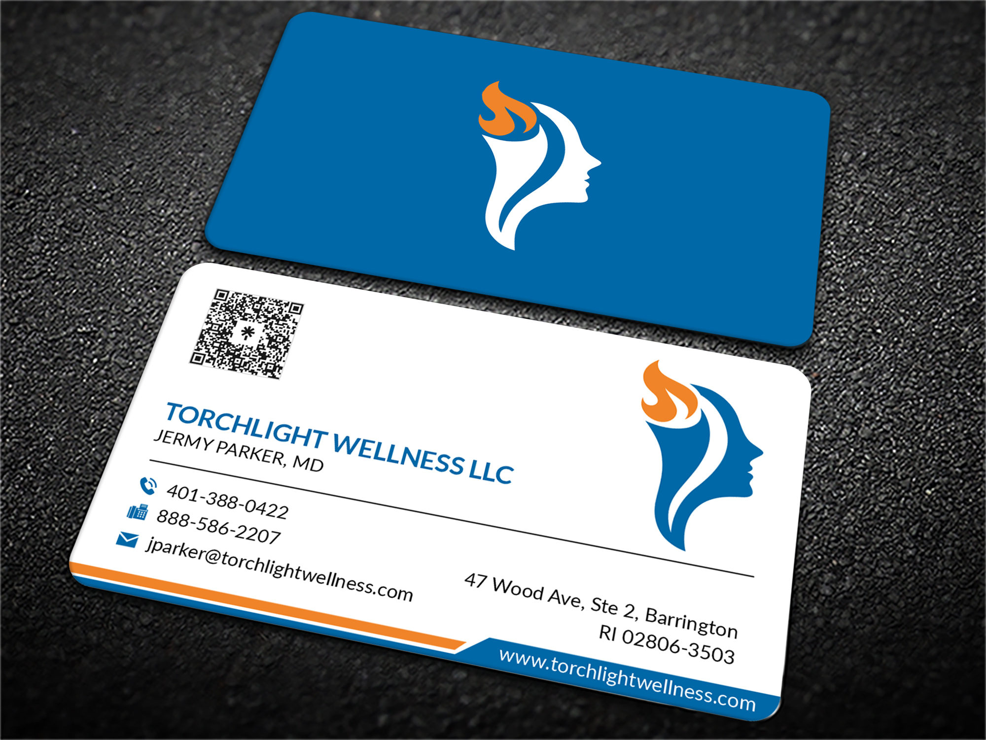 Diseño de Tarjeta de Presentación por freelancer75 para Torchlight Wellness LLC | Diseño #35225732