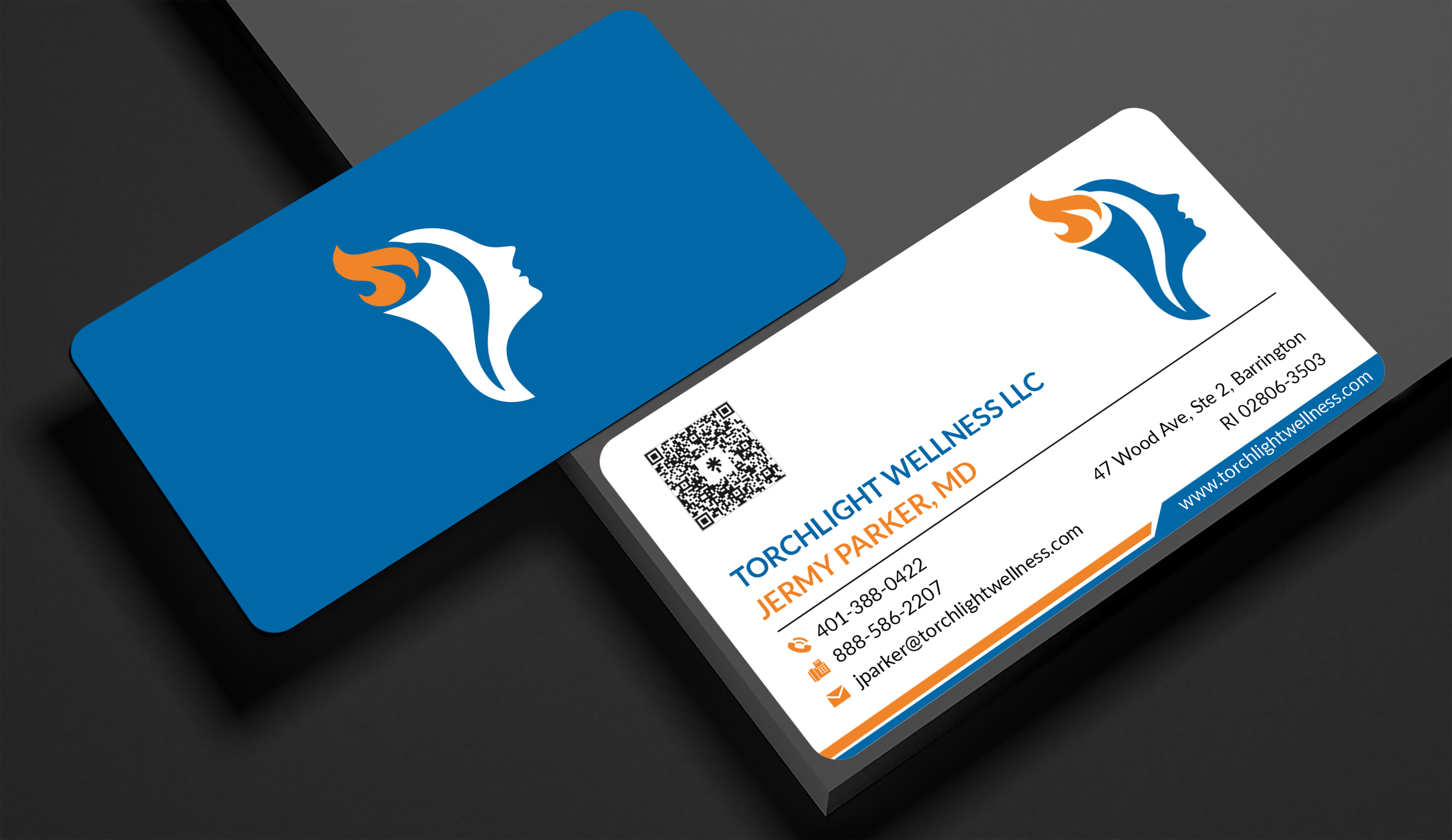 Design de Carte de Visite par JS Desiger pour Torchlight Wellness LLC | Design #35225824