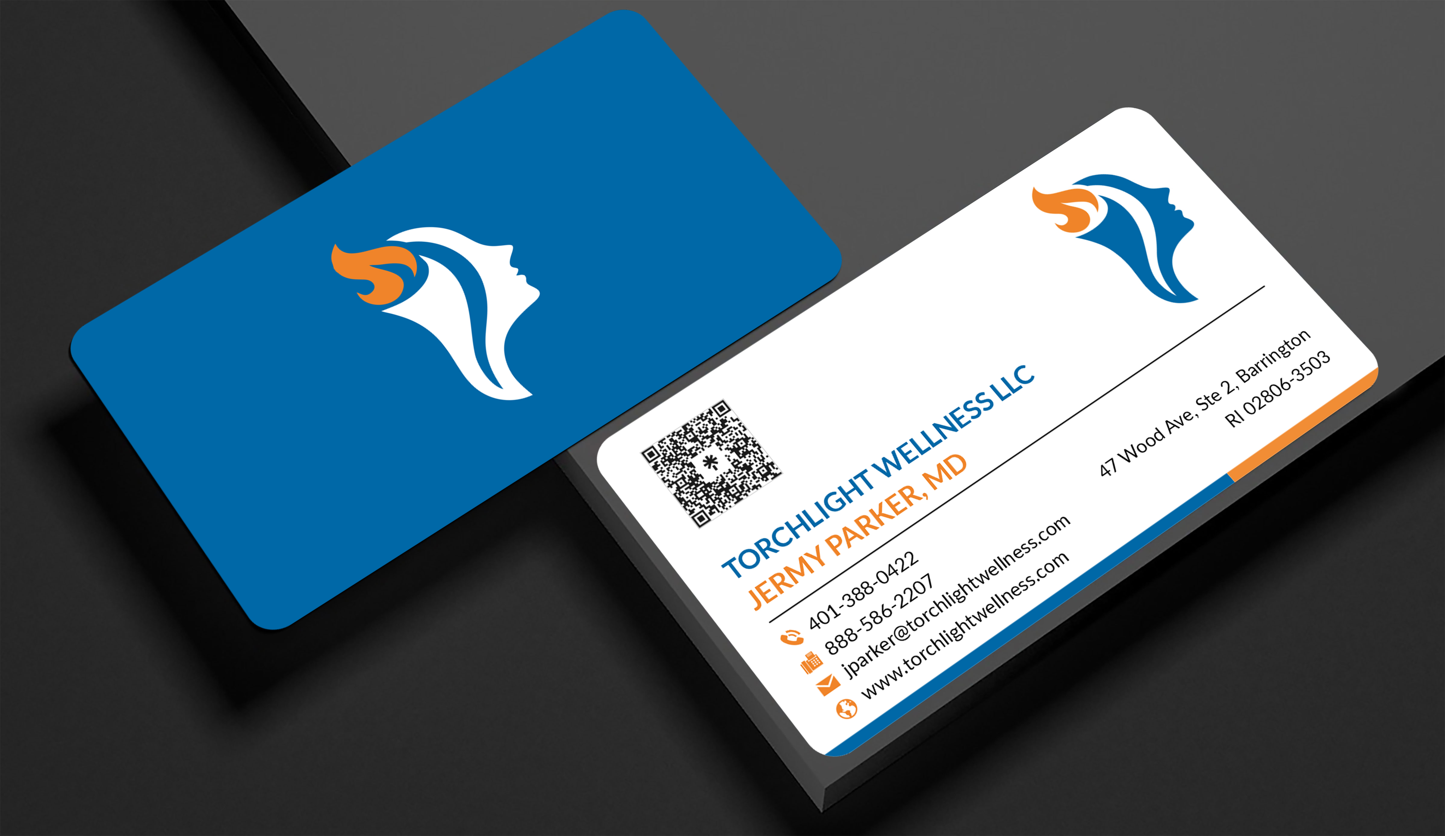 Design de Carte de Visite par JS Desiger pour Torchlight Wellness LLC | Design #35225999