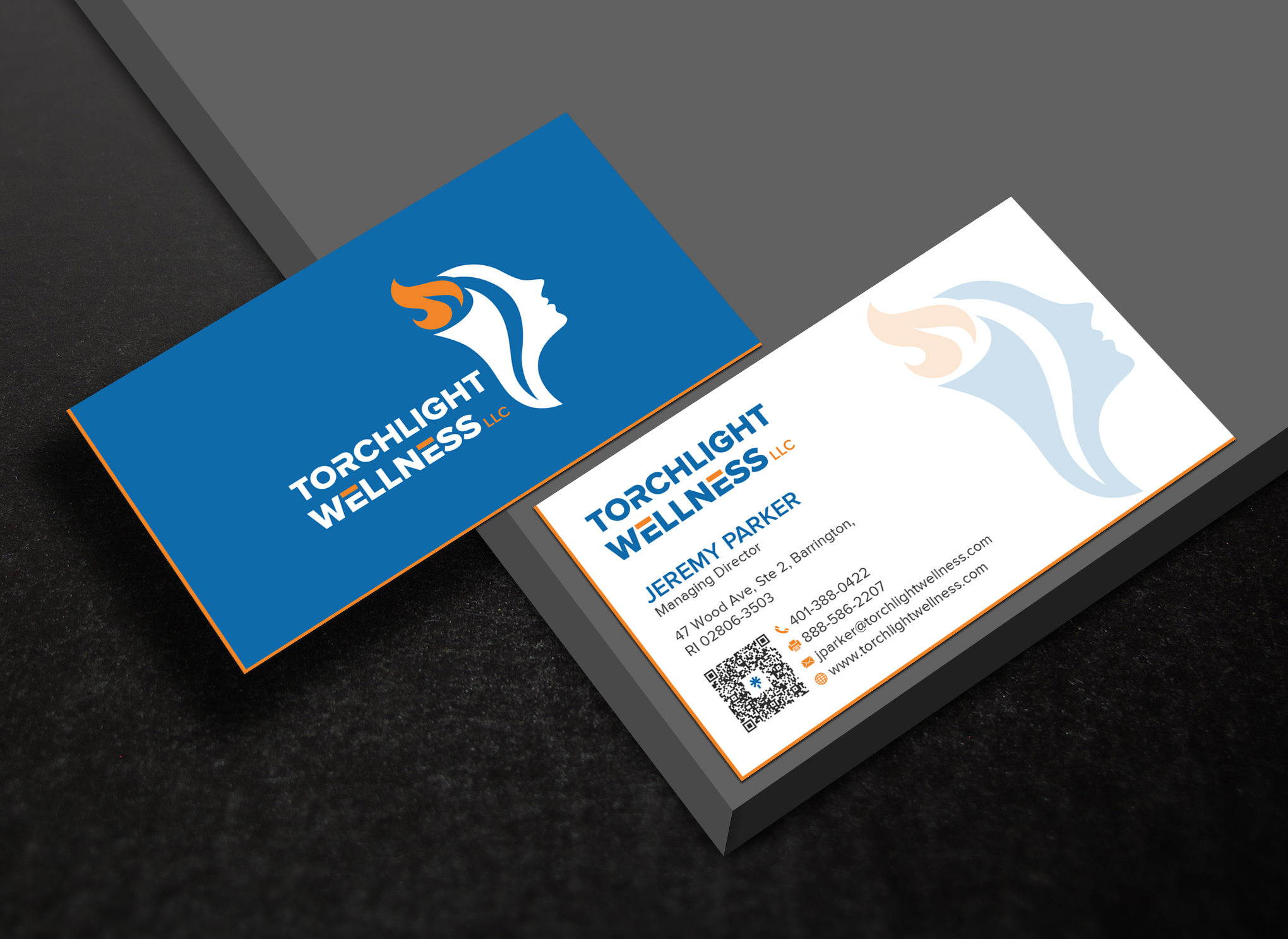 Business Card Design by Uttom 2 for Torchlight Wellness LLC | Design #35225962