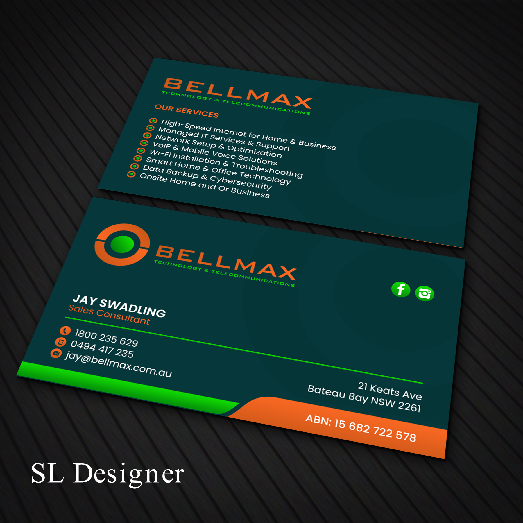 Business Card Design by SL Designer for this project | Design #35206391