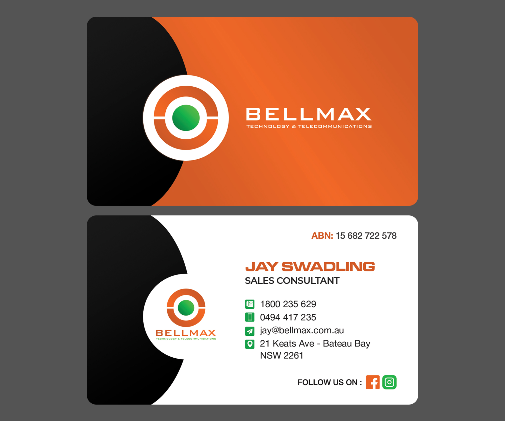 Business Card Design by rainbowmagic2017 for this project | Design #35205227
