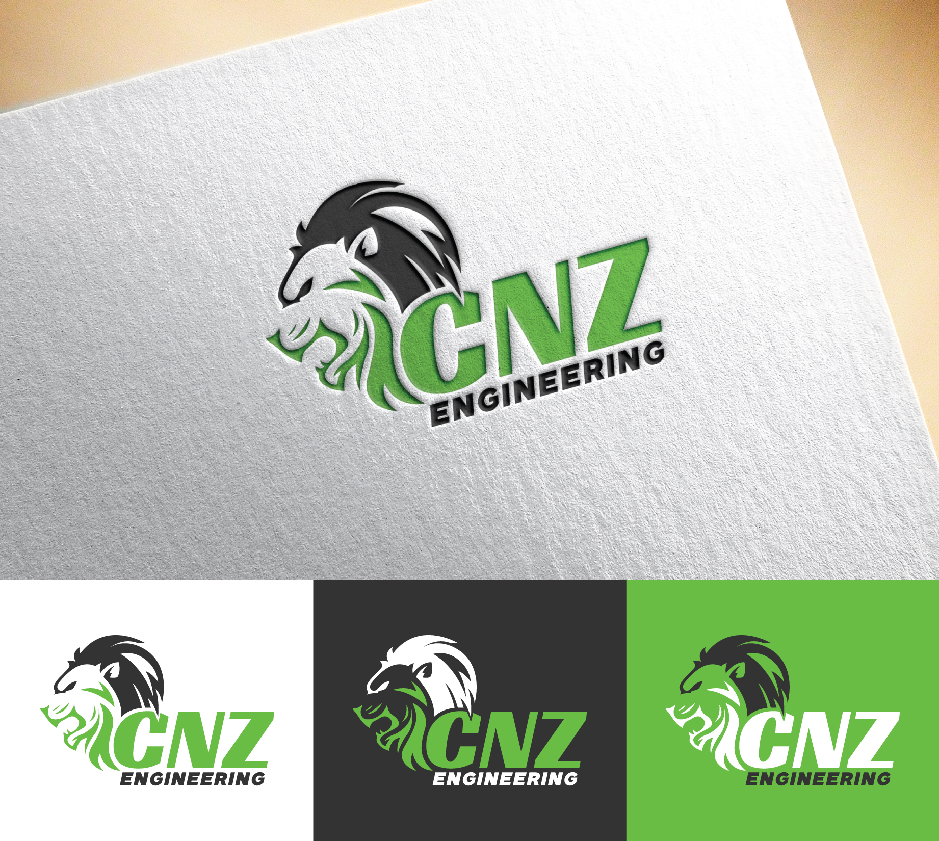 Logo-Design von Impressive Designs für CNZ Engineering | Design #35204548