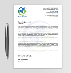 Stationery Design by Expert Bappy for Salus Medicare Pvt. Ltd | Design: #35210546