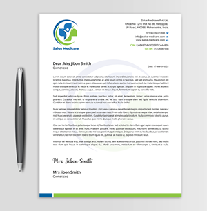 Stationery Design by Expert Bappy for Salus Medicare Pvt. Ltd | Design: #35210547