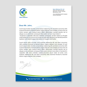 Stationery Design by WellDesign for Salus Medicare Pvt. Ltd | Design: #35208404