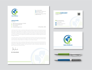 Stationery Design by artbitin for Salus Medicare Pvt. Ltd | Design: #35208898
