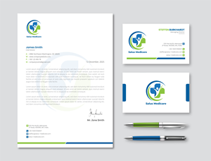 Stationery Design by artbitin for Salus Medicare Pvt. Ltd | Design: #35208899