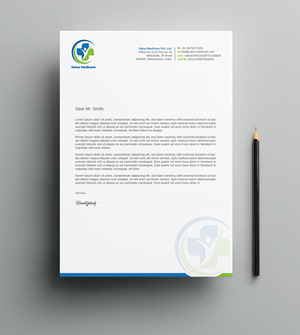 Stationery Design by LAXMI DESIGNHUB for Salus Medicare Pvt. Ltd | Design: #35210275